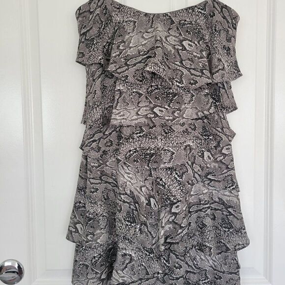 BCBGMAXAZRIA | Animal Print Dress Cocktail Party size 10 - Picture 1 of 10